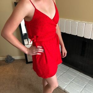 Lulus polka dot dress